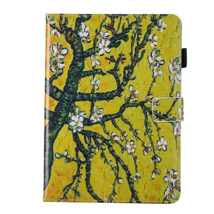 For iPad Pro 10.5 inch White Flower Print Horizontal Flip PU Leather Protective Case with Holder & Card Slots & Photo Frame - iPad Pro 10.5 inch Cases by buy2fix | Online Shopping UK | buy2fix
