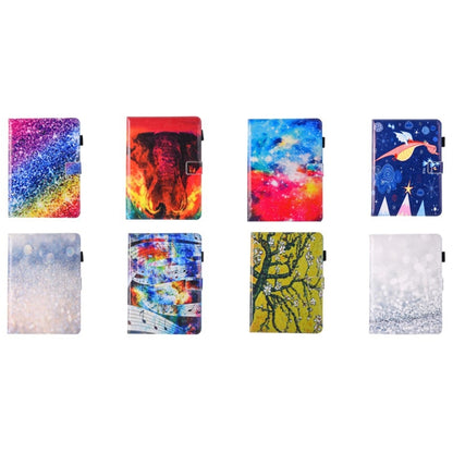 For iPad Pro 10.5 inch White Flower Print Horizontal Flip PU Leather Protective Case with Holder & Card Slots & Photo Frame - iPad Pro 10.5 inch Cases by buy2fix | Online Shopping UK | buy2fix