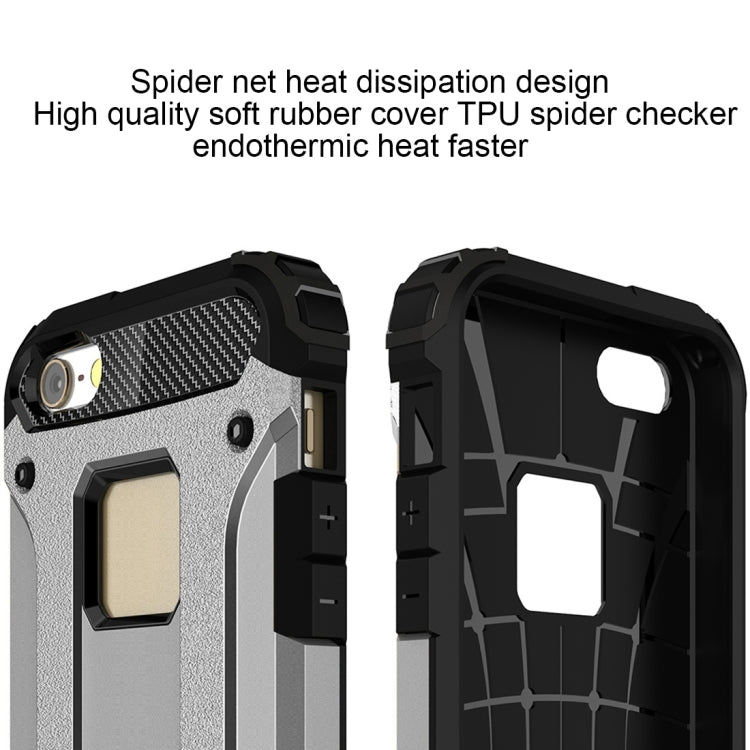 Tough Armor TPU + PC Combination Case for iPhone SE & 5 & 5s(Silver) by buy2fix