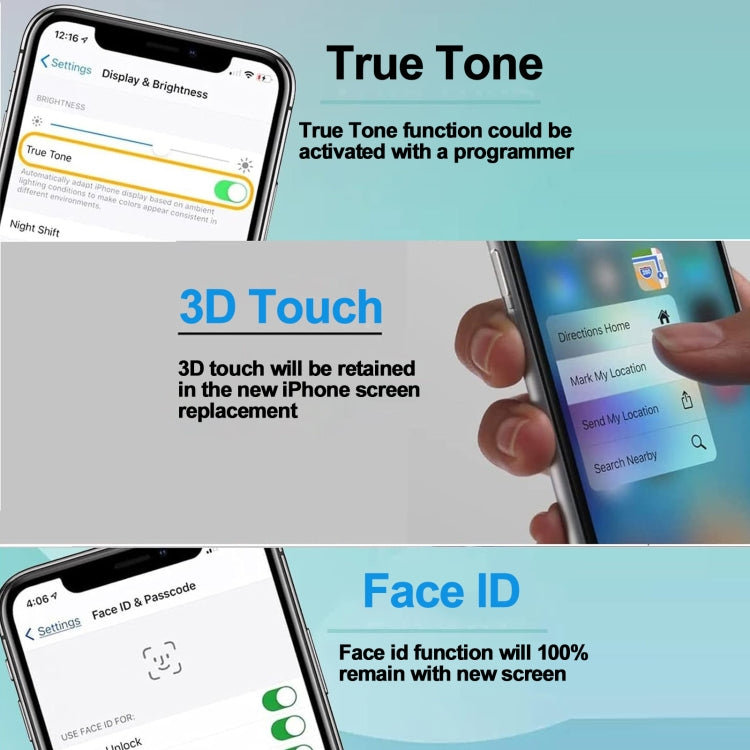 For iPhone X Original OLED Screen - LCD Related Parts by buy2fix | Online Shopping UK | buy2fix