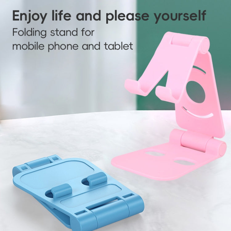 WQ-02 Foldable Creative Lazy Bracket Phone Holder (Blue) by buy2fix