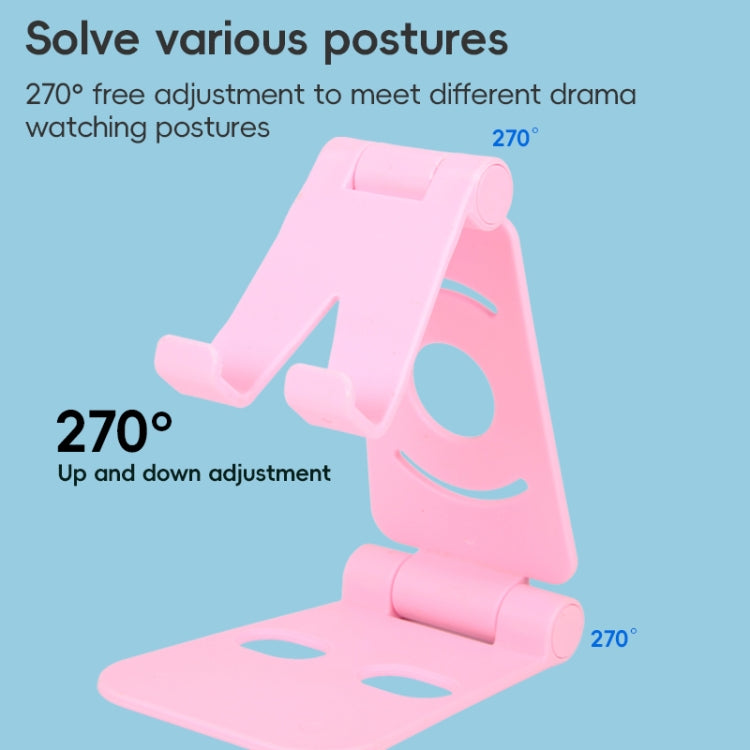 WQ-02 Foldable Creative Lazy Bracket Phone Holder (Pink) by buy2fix