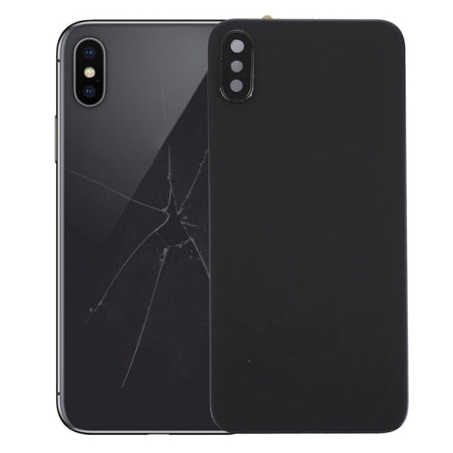 Back Cover with Adhesive for iPhone X(Black)