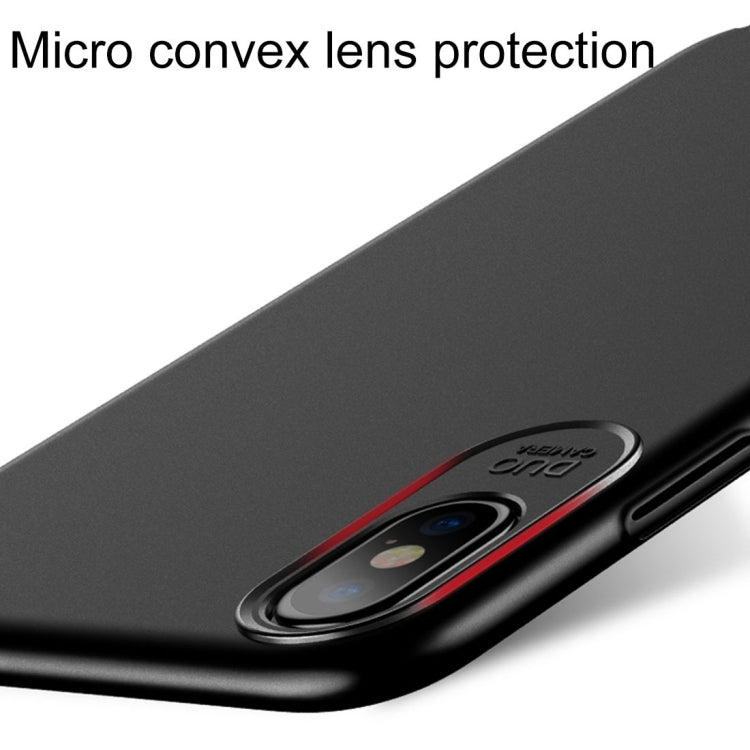 For iPhone X / XS USAMS Jay Series PC Oil Painting Surface Shockproof Protective Back Case (Silver) - More iPhone Cases by USAMS | Online Shopping UK | buy2fix