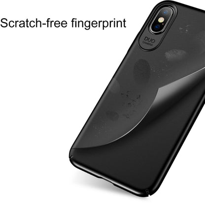For iPhone X / XS USAMS Jay Series PC Oil Painting Surface Shockproof Protective Back Case (Silver) - More iPhone Cases by USAMS | Online Shopping UK | buy2fix