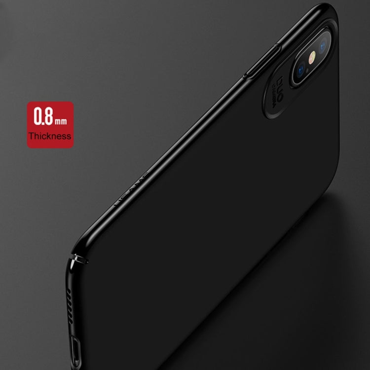 For iPhone X / XS USAMS Jay Series PC Oil Painting Surface Shockproof Protective Back Case (Silver) - More iPhone Cases by USAMS | Online Shopping UK | buy2fix