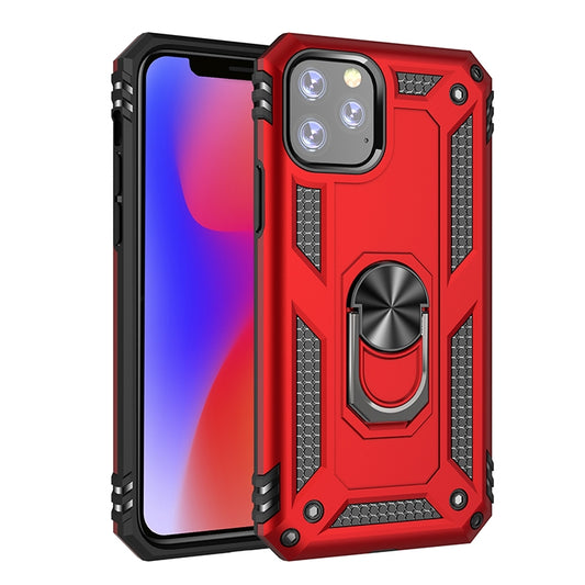 Armor Shockproof TPU + PC Protective Case for iPhone 11 Pro, with 360 Degree Rotation Holder(Red) by buy2fix