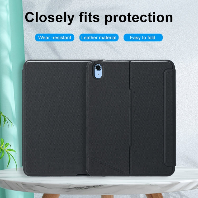 T10-AS For iPad 11 2025 / 10th Gen 10.9 2022 Touch Backlight Split Type Bluetooth Keyboard Leather Case - Universal by buy2fix | Online Shopping UK | buy2fix