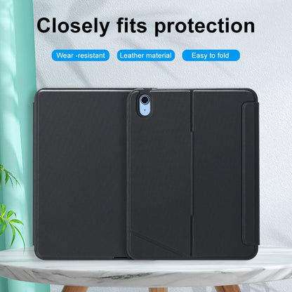 T10-AS For iPad 11 2025 / 10th Gen 10.9 2022 Touch Backlight Split Type Bluetooth Keyboard Leather Case - Universal by buy2fix | Online Shopping UK | buy2fix