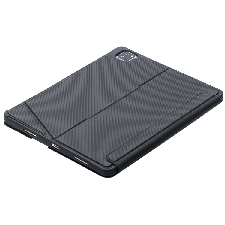 T129-AS For iPad Air 13 2025 / Pro 12.9 2022 / 2021 / 2020 / 2018 Touch Backlight Split Type Bluetooth Keyboard Leather Case - For iPad Pro by buy2fix | Online Shopping UK | buy2fix