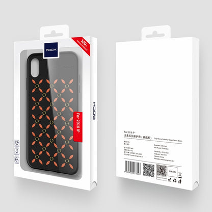For iPhone XS Max ROCK Origin Series Business TPU + PU Protective Case - More iPhone Cases by ROCK | Online Shopping UK | buy2fix