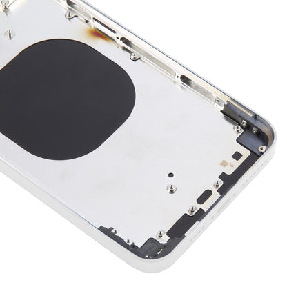 Back Cover with Appearance Imitation of iP14 Pro Max for iPhone XS Max(White) by buy2fix