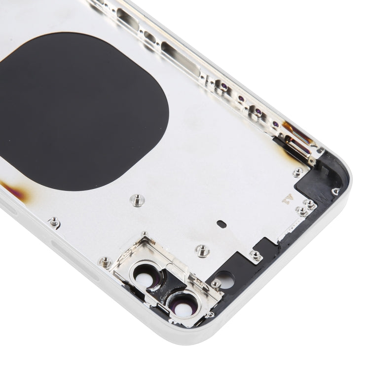 Back Cover with Appearance Imitation of iP14 Pro Max for iPhone XS Max(White) by buy2fix