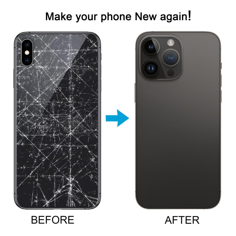 Back Cover with Appearance Imitation of iP14 Pro Max for iPhone XS Max(Purple) by buy2fix