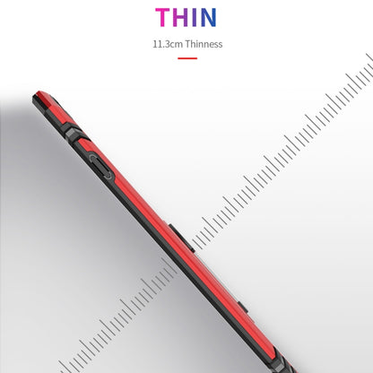 For iPhone XS Max Armor Shockproof TPU + PC Protective Case with 360 Degree Rotation Holder (Red) by buy2fix