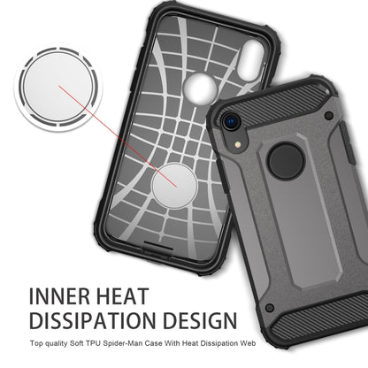 For iPhone XR TPU + PC Armor Combination Back Cover Case(Red) by buy2fix