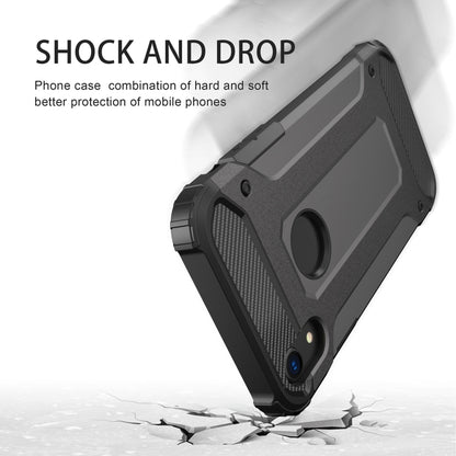 For iPhone XR TPU + PC Armor Combination Back Cover Case(Red) by buy2fix