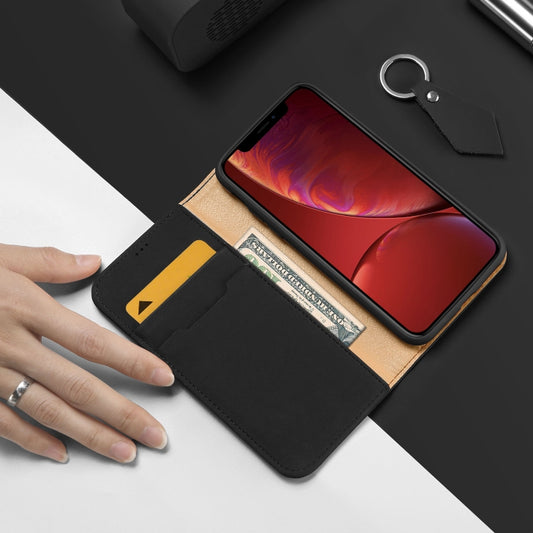 For iPhone XR DUX DUCIS WISH Series TPU + PU + Leather Case with Card Slots & Wallet (Black) - More iPhone Cases by DUX DUCIS | Online Shopping UK | buy2fix