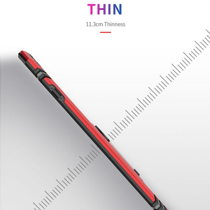 For iPhone XR Armor Shockproof TPU + PC Protective Case with 360 Degree Rotation Holder (Red) by buy2fix