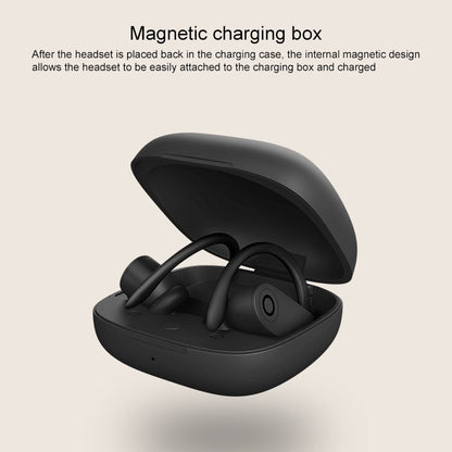 b10 TWS Bluetooth 5.0 Hanging Ear Wireless Bluetooth Sports Earphone with Magnetic Charging Box, Support Call & Siri & Charging Box Wireless Charging(Black) - TWS Earphone by buy2fix | Online Shopping UK | buy2fix