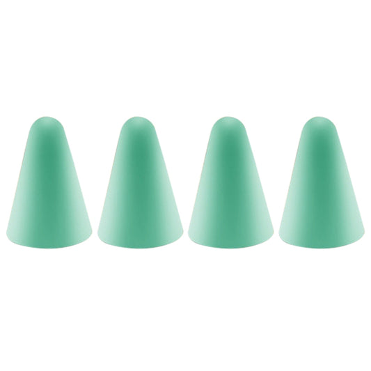 4 PCS Non-slip Mute Wear-resistant Nib Cover for Apple Pencil 1 / 2 (Mint Green) - Pencil Accessories by buy2fix | Online Shopping UK | buy2fix