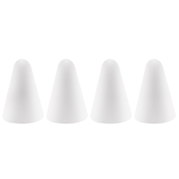 4 PCS Non-slip Mute Wear-resistant Nib Cover for Apple Pencil 1 / 2(White) by buy2fix