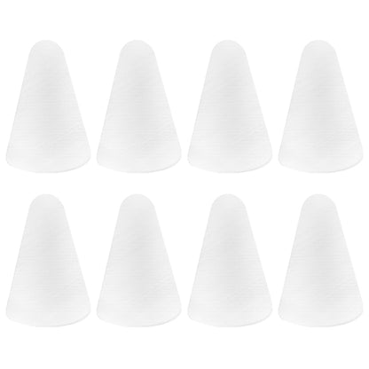 8 PCS Non-slip Mute Wear-resistant Nib Cover for Apple Pencil 1 / 2(Transparent) - Pencil Accessories by buy2fix | Online Shopping UK | buy2fix