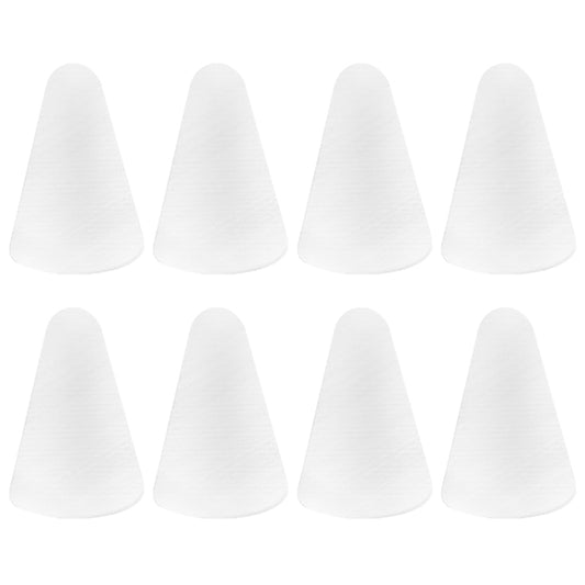 8 PCS Non-slip Mute Wear-resistant Nib Cover for Apple Pencil 1 / 2(Transparent) - Pencil Accessories by buy2fix | Online Shopping UK | buy2fix