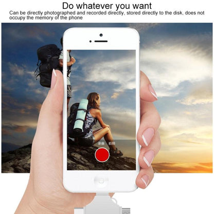 Cross 4 in 1 16GB 8 Pin + Micro USB + USB-C / Type-C + USB 3.0 Metal Flash Disk(Silver) - USB Flash Drives by buy2fix | Online Shopping UK | buy2fix