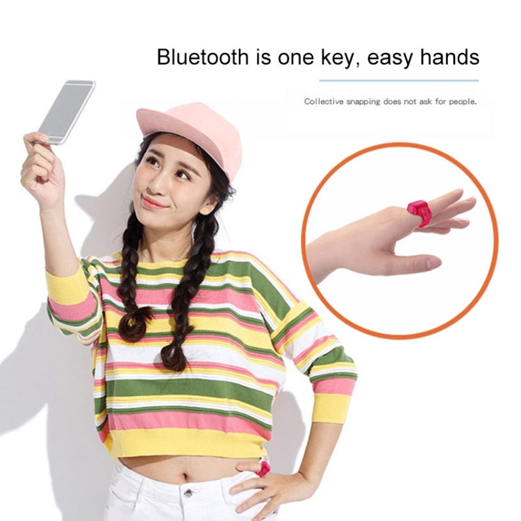 EPSK-010 Bluetooth 5.1 Phone Camera Controller Selfie Remote Control Ring(White) - Phone Remote Control by buy2fix | Online Shopping UK | buy2fix