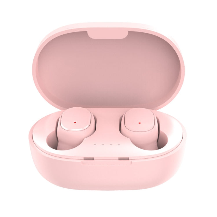 A6S IPX4 Waterproof Bluetooth 5.0 Wireless Bluetooth Earphone with Charging Box, Support for HD Calls & Siri & IOS Power Display (Pink) - Bluetooth Earphone by buy2fix | Online Shopping UK | buy2fix