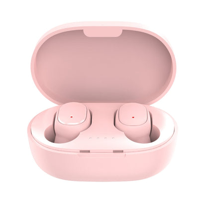 A6S IPX4 Waterproof Bluetooth 5.0 Wireless Bluetooth Earphone with Charging Box, Support for HD Calls & Siri & IOS Power Display (Pink) - Bluetooth Earphone by buy2fix | Online Shopping UK | buy2fix