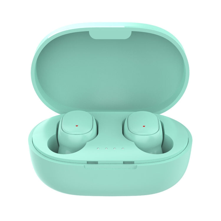 A6S IPX4 Waterproof Bluetooth 5.0 Wireless Bluetooth Earphone with Charging Box, Support for HD Calls & Siri & IOS Power Display (Green) - Bluetooth Earphone by buy2fix | Online Shopping UK | buy2fix