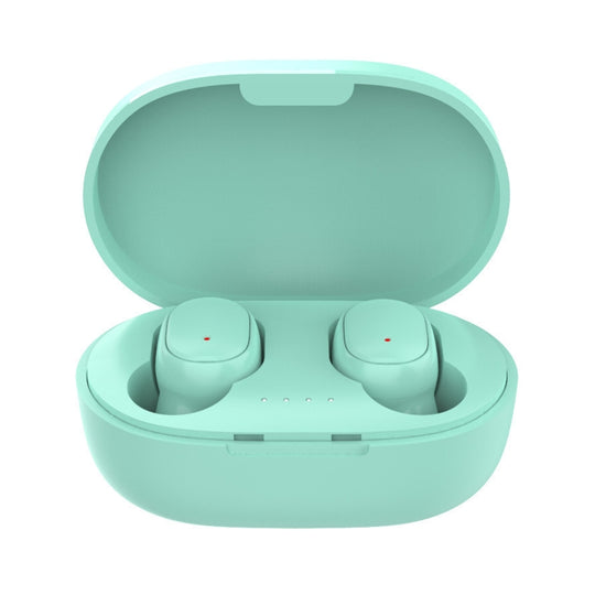 A6S IPX4 Waterproof Bluetooth 5.0 Wireless Bluetooth Earphone with Charging Box, Support for HD Calls & Siri & IOS Power Display (Green)