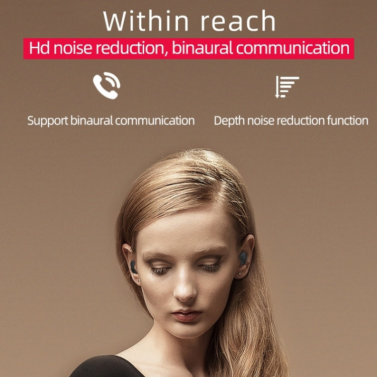 A6S IPX4 Waterproof Bluetooth 5.0 Wireless Bluetooth Earphone with Charging Box, Support for HD Calls & Siri & IOS Power Display (Blue) - Bluetooth Earphone by buy2fix | Online Shopping UK | buy2fix