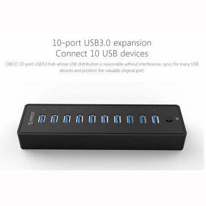 ORICO P10-U3-V1 10 USB 3.0 Ports HUB, Specification: US Plug by buy2fix