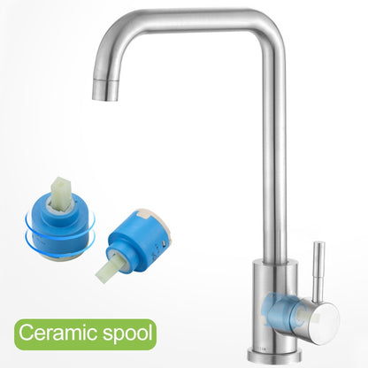 304 Stainless Steel Rotatable Faucet Sinks Cold And Hot Water Tap by buy2fix