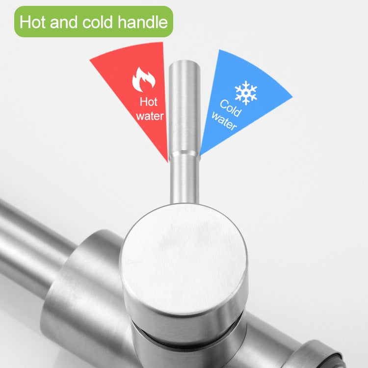 304 Stainless Steel Rotatable Faucet Sinks Cold And Hot Water Tap by buy2fix