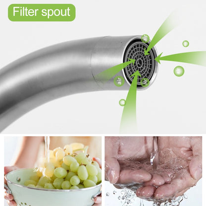 304 Stainless Steel Rotatable Faucet Sinks Cold And Hot Water Tap by buy2fix