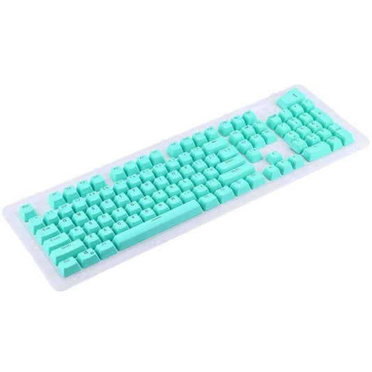 104 Keys Double Shot PBT Backlit Keycaps for Mechanical Keyboard (Mint Blue) by buy2fix