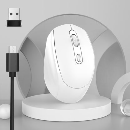 M107 4-buttons 1600 DPI 2.4GHz Wireless Rechargeable Mouse (White) by buy2fix