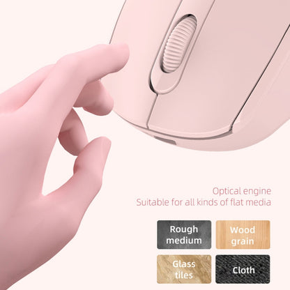 M107 4-buttons 1600 DPI 2.4GHz Wireless Rechargeable Mouse (White) by buy2fix