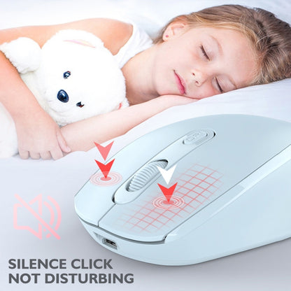 M107 4-buttons 1600 DPI 2.4GHz Wireless Rechargeable Mouse (Blue) by buy2fix