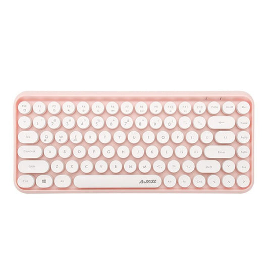 Ajazz 308I Tablet Mobile Phone Computer Household Office Wireless Keyboard(Pink) by buy2fix