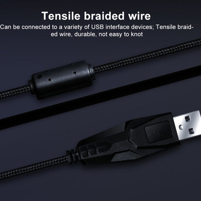 GM20 3200DPI 4-modes Adjustable 7-keys RGB Light Wired Gaming Mouse (White) by buy2fix