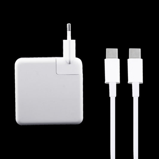 87W USB-C / Type-C Power Adapter with 2m USB Type-C Male to USB Type-C Male Charging Cable, For iPhone, Galaxy, Huawei, Xiaomi, LG, HTC and Other Smart Phones, Rechargeable Devices - USB Charger by buy2fix | Online Shopping UK | buy2fix