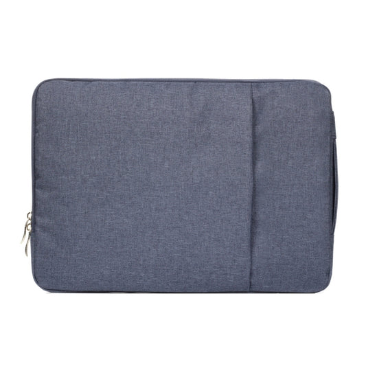 11.6 inch Universal Fashion Soft Laptop Denim Bags Portable Zipper Notebook Laptop Case Pouch for MacBook Air, Lenovo and other Laptops, Size: 32.2x21.8x2cm (Dark Blue) by buy2fix