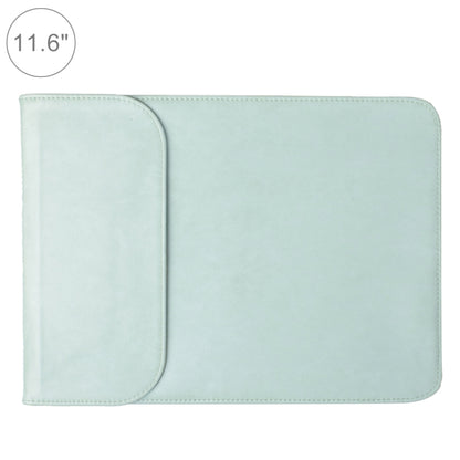 11.6 inch PU + Nylon Laptop Bag Case Sleeve Notebook Carry Bag, For MacBook, Samsung, Xiaomi, Lenovo, Sony, DELL, ASUS, HP(Mint Green) by buy2fix