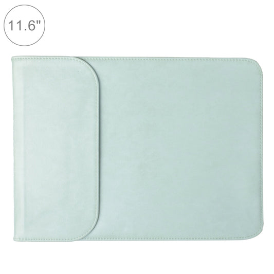 11.6 inch PU + Nylon Laptop Bag Case Sleeve Notebook Carry Bag, For MacBook, Samsung, Xiaomi, Lenovo, Sony, DELL, ASUS, HP(Mint Green) by buy2fix