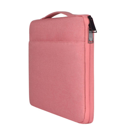11.6 inch Fashion Casual Polyester + Nylon Laptop Handbag Briefcase Notebook Cover Case, For Macbook, Samsung, Lenovo, Xiaomi, Sony, DELL, CHUWI, ASUS, HP(Pink) by buy2fix